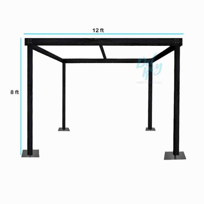 Black Farmhouse Cabana 12' X 12' - Image 2