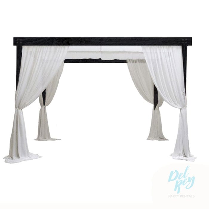 Black Farmhouse Cabana 15' X 15'