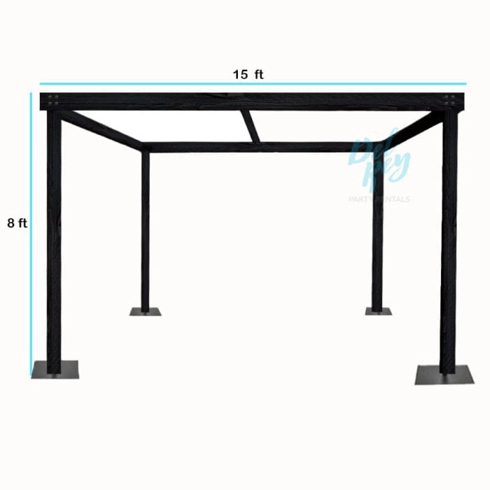 Black Farmhouse Cabanas 15' X 15' - Image 2