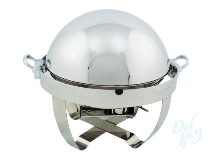 CHAFING DISH NOBLESSE ROUND ROLL TOP 8 QT.