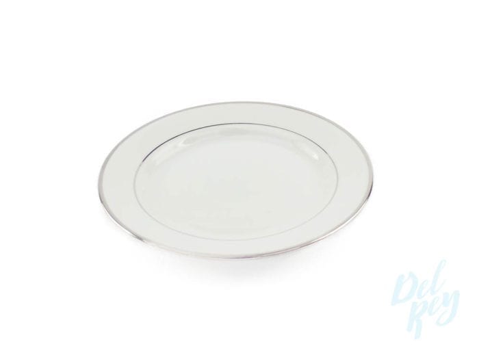 Bread and Butter Plate w/silver border