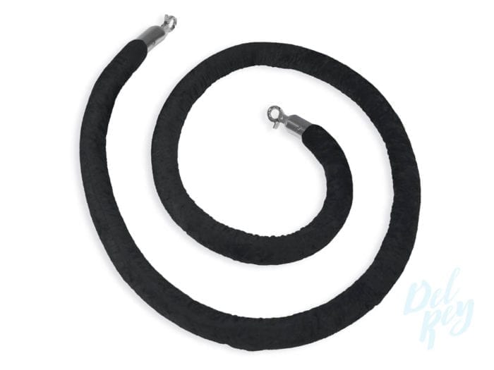 Black Velvet Stanchion Rope -6 ft.