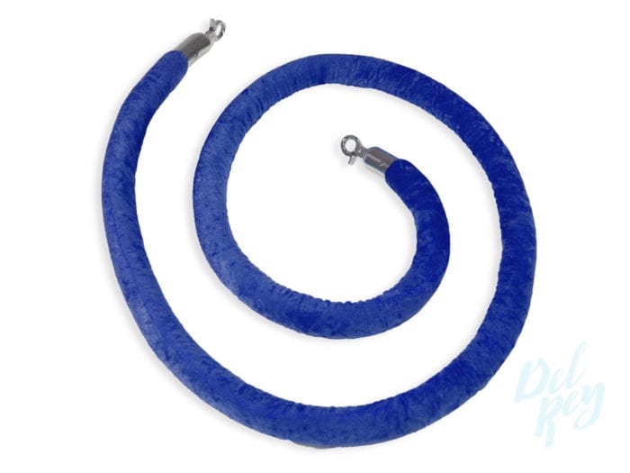 Blue Velvet Stanchion Rope - 6 ft.