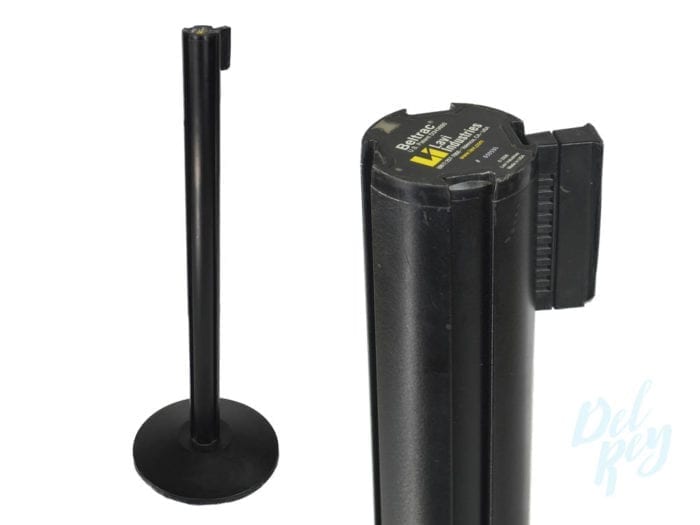 Retractable Black Belt Stanchion Beltrac 7ft. - Image 2