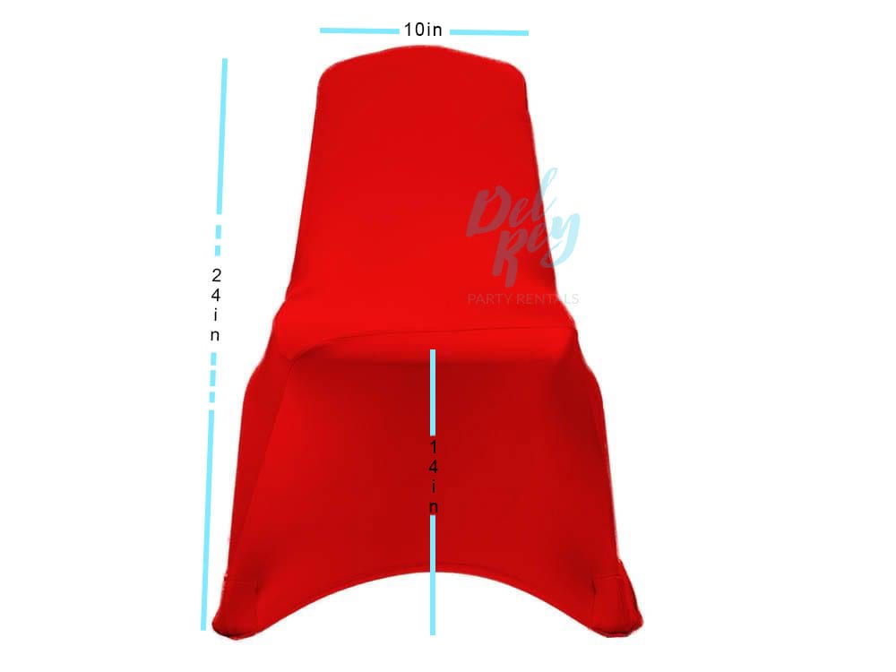 Children Chairs with Spandex Chair Cover Red The Party Rentals Resource Company
