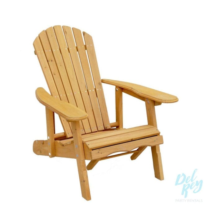 Classic Wood Adirondack Chair