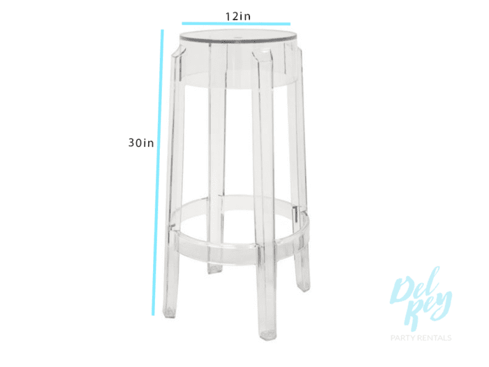 Clear Bar Stool - Image 2