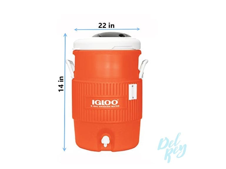 Orange Igloo, Igloo 5 Gallon Beverage Dispenser, Beverage Dispenser