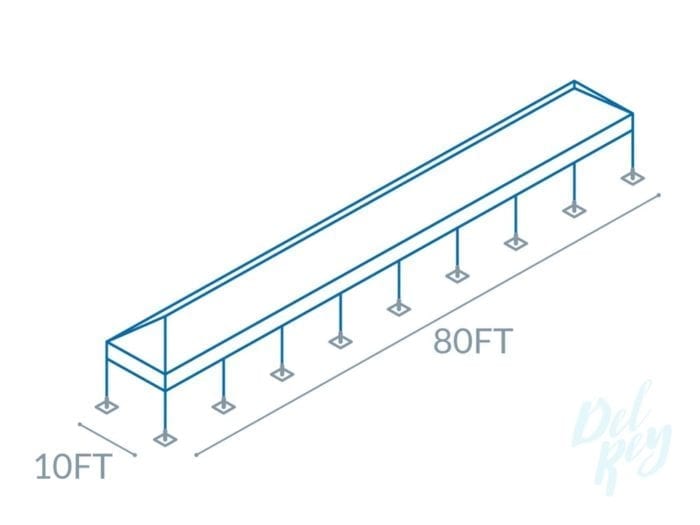 TENT-10x80