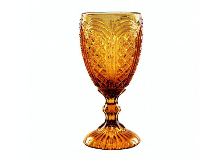 Carousel Goblet – Amber