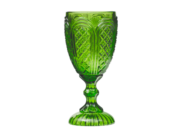 Carousel Goblet -  Green