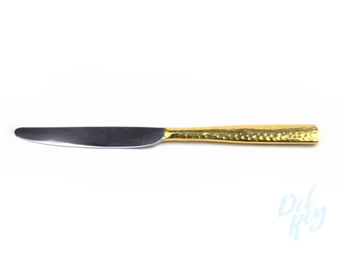 Paris Gold Hammered Dinner Knife