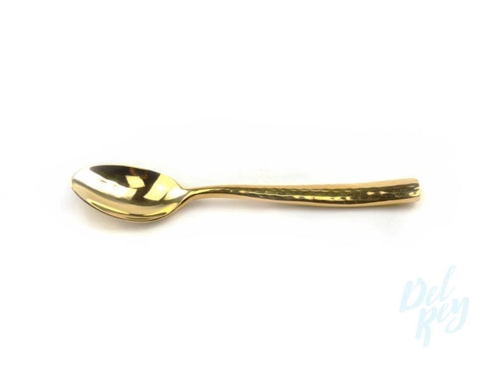 Paris Gold Hammered Tea Spoon