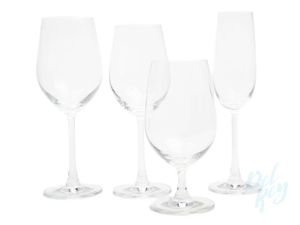 Titanium Crystal Stemware "PARIS"