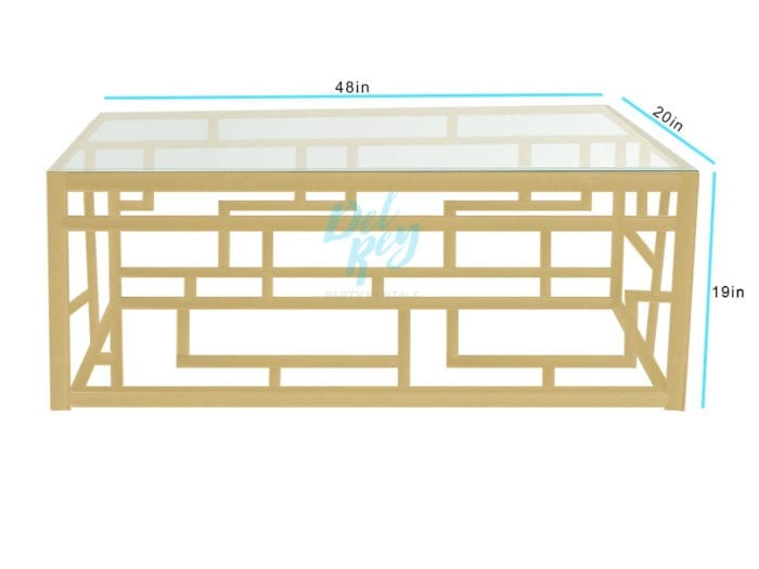 Gold Gatsby Coffee Table - Image 2