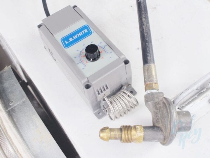 LB White Forced Air Tent Heater Premier 170 - Image 2