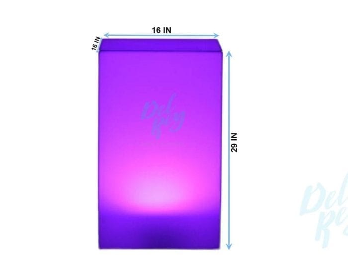 Lighted Column 29" Plexiglass - Image 2
