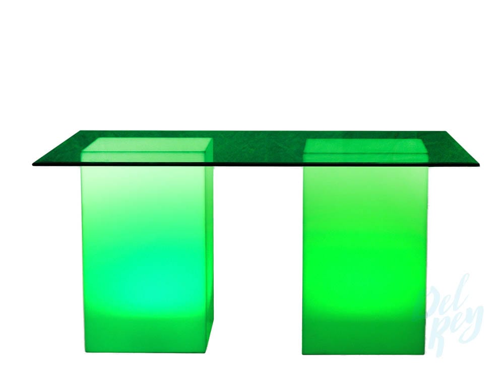 Clear Lighted Table