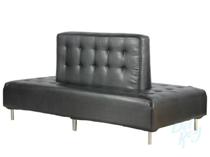 Black Square Island Bench - Image 2