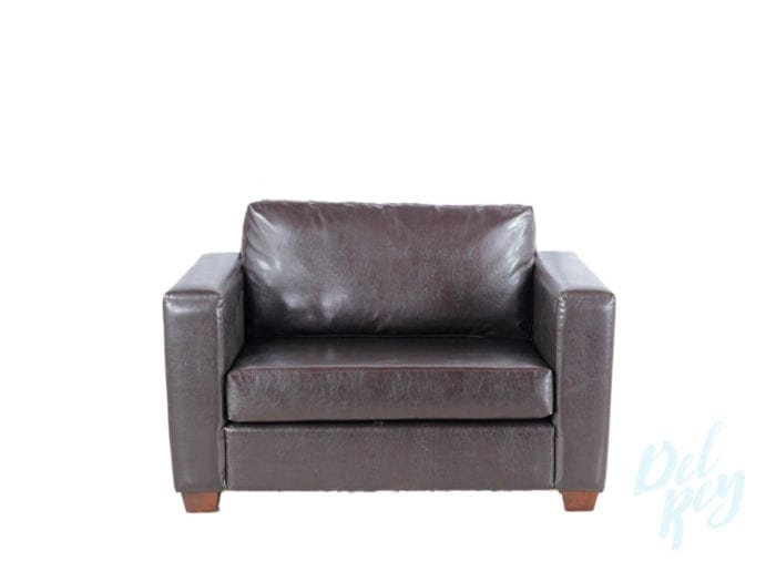 Dark Brown Love Seat