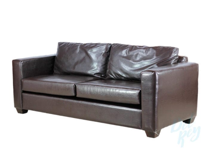Dark Brown Lounge Sofa - Image 2