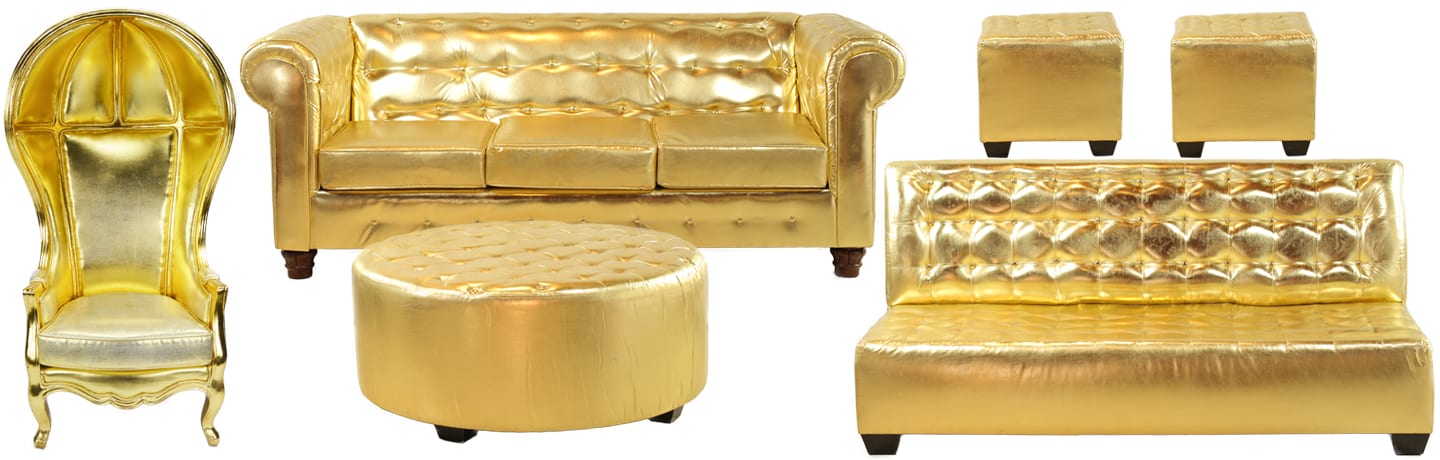 Gold Lounge Furniture