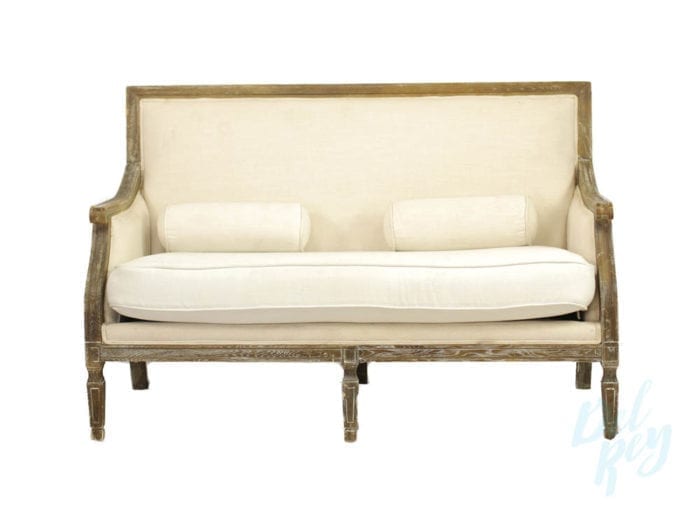 Venetian Oak Love Seat