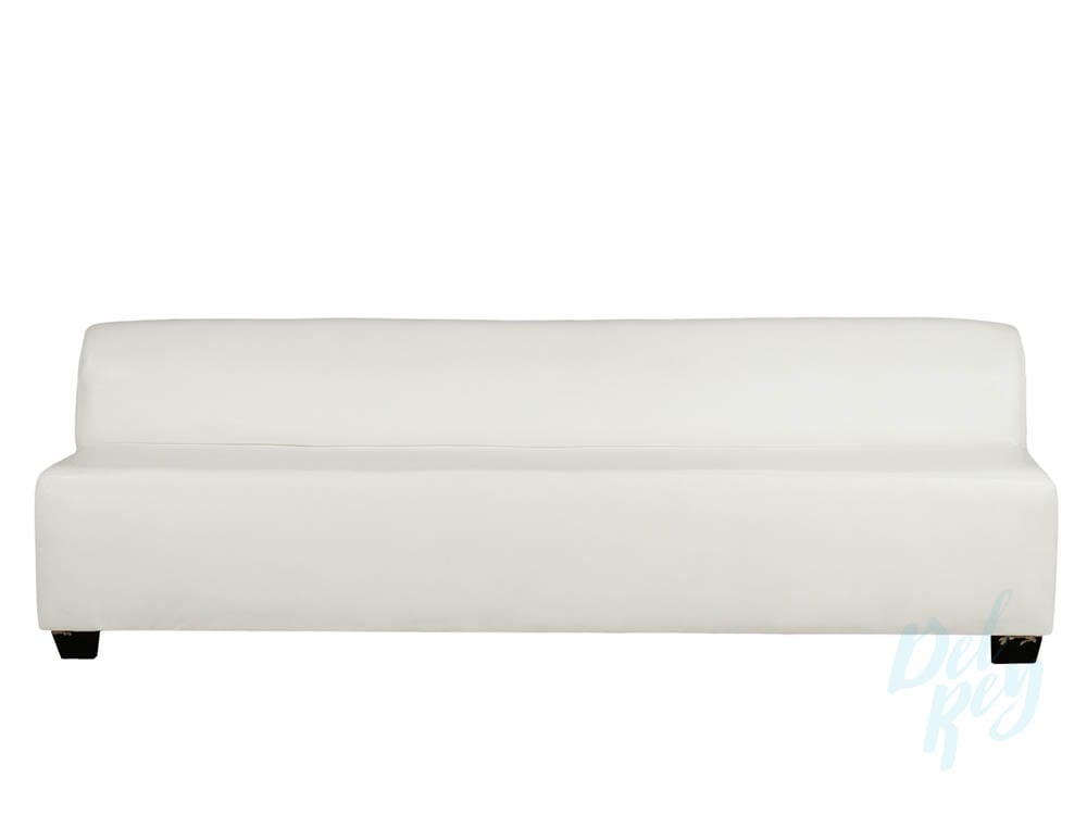 8 Ft White Lounge Armless Sofa Del Rey Party Als White Lounge Armless Sofa Del Rey Party Als