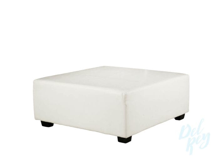 White Lounge Square Ottoman 48"x 48" - Image 2