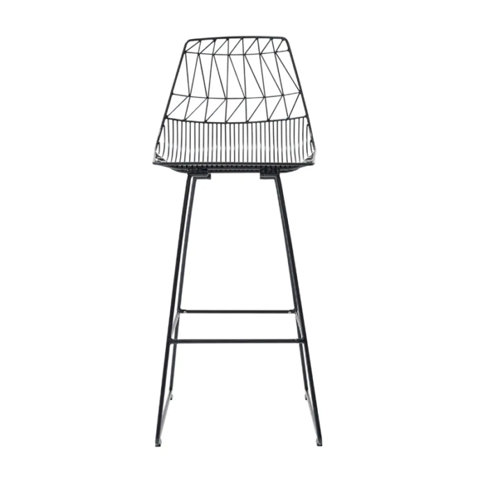 Hawaiian Contemporary Counter Bar Stool - Black - Image 2