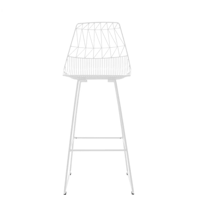Hawaiian Contemporary Counter Bar Stool - White - Image 2