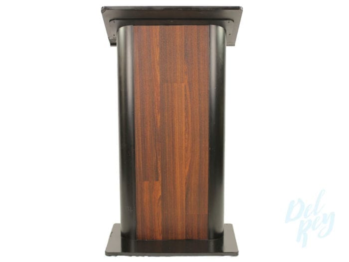 Black Wood Grain Podium