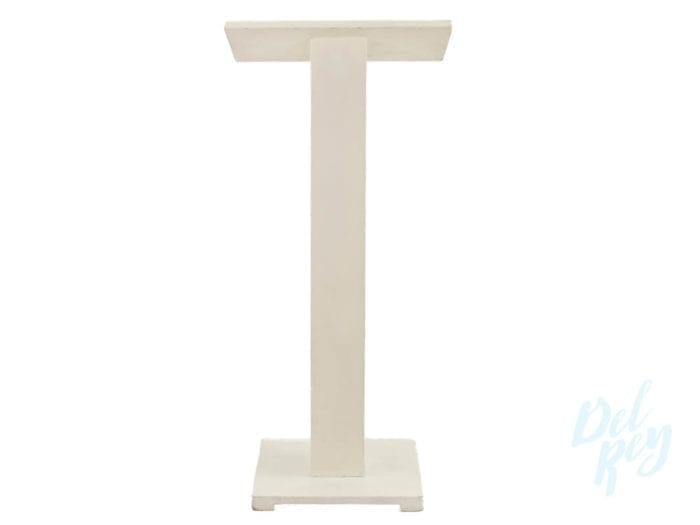 White Wood Podium