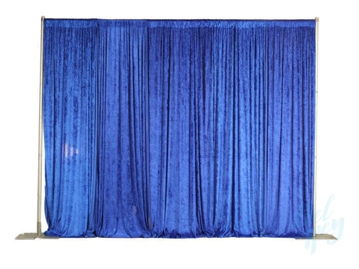 10ft. High Blue Pipe and Drape -per linear foot