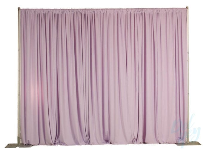 10ft. High Lavender Pipe and Drape -per linear foot