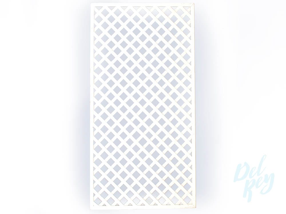 red vinyl lattice panels