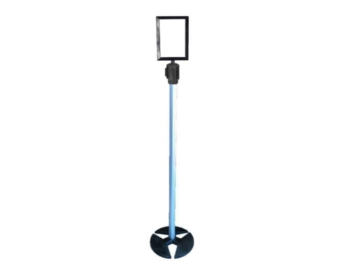Public Guidance Stand with 7"X11" Sign 6' Tall