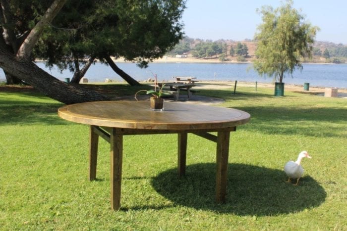 Round Country Vineyard Table 60" - Image 3