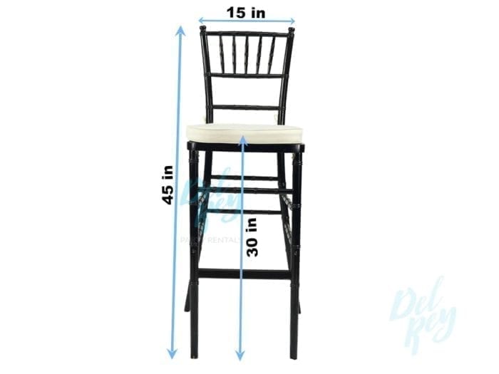 Black Chiavari Bar Stool - Image 2