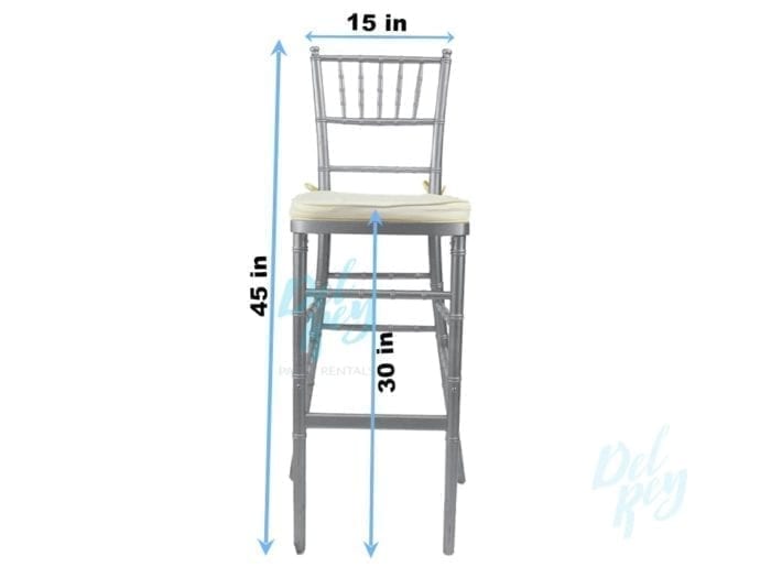 Silver Chiavari Bar Stools - Image 2