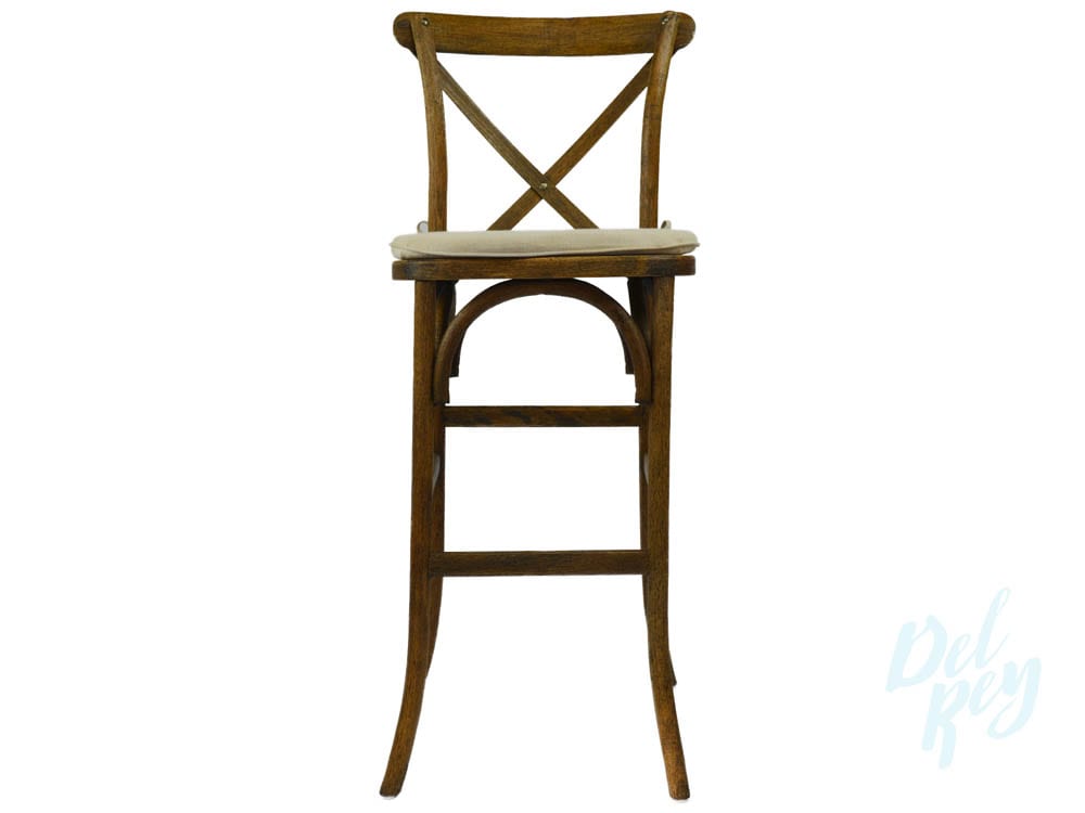 Cross Back Farm Bar Stool