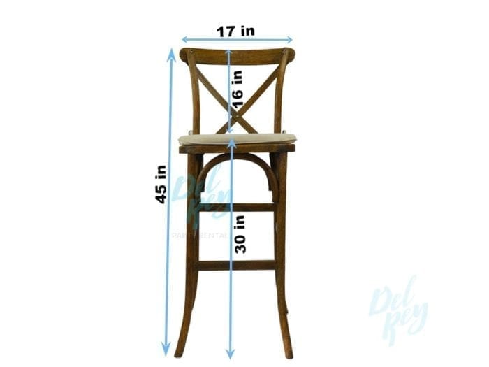 Crossback Farm Bar Stool - Image 2