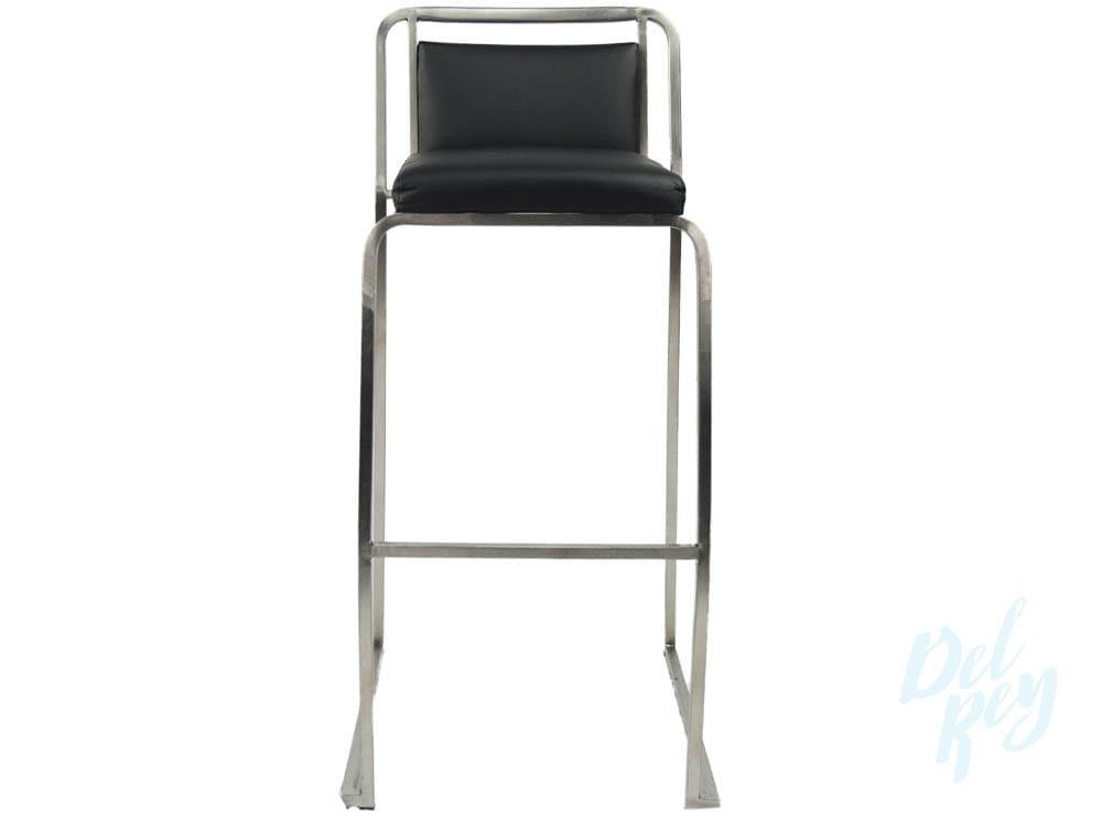 Black Stainless Bar Stool