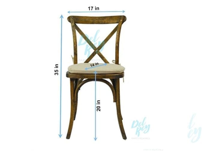 Farm Oak Wood Vintage Chair - Image 2
