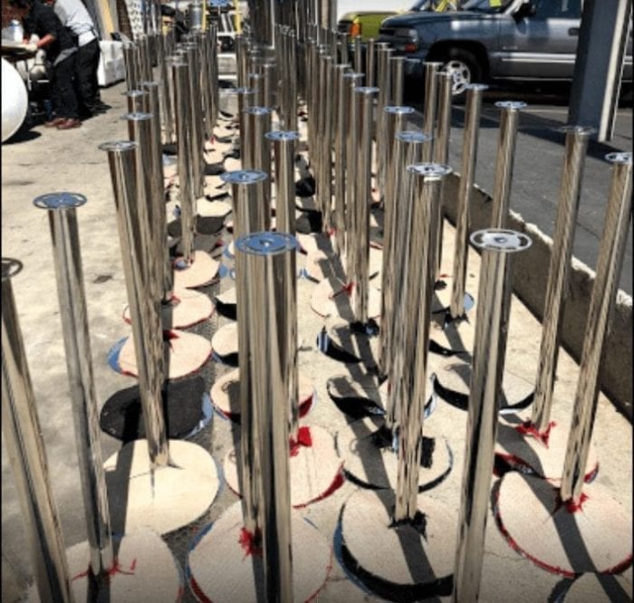Chromed Metal Stanchions - Image 3