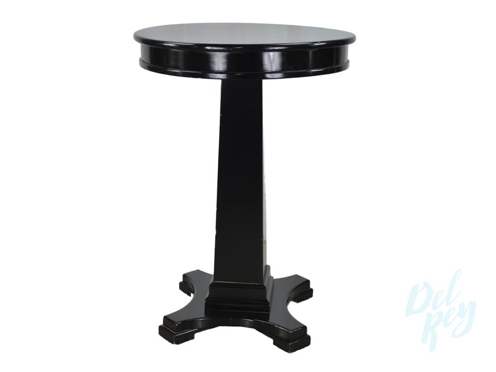 Black Wood Cocktail Table