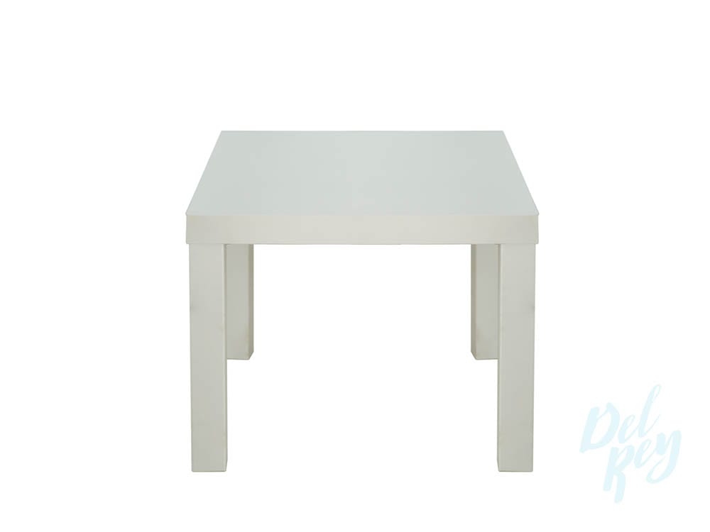 Small white deals square coffee table