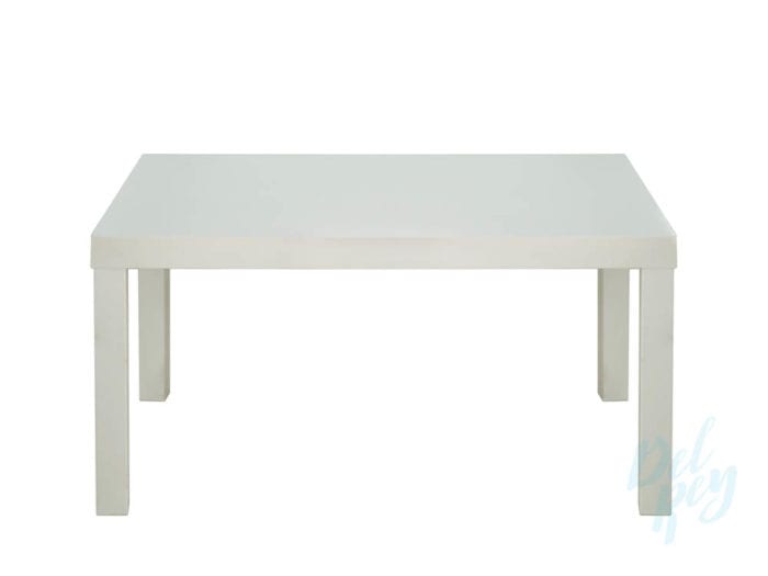 White Rectangular Coffee Table