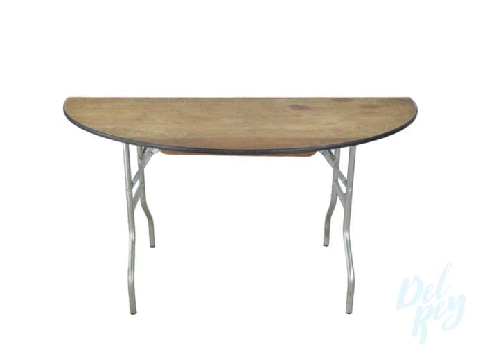 60 Inch Half Round Table