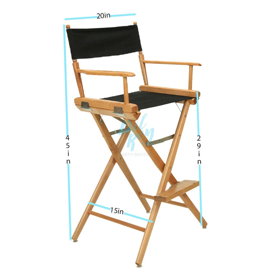 Directors Chairs Tall Directors Chair | The Party Rentals Resource Company